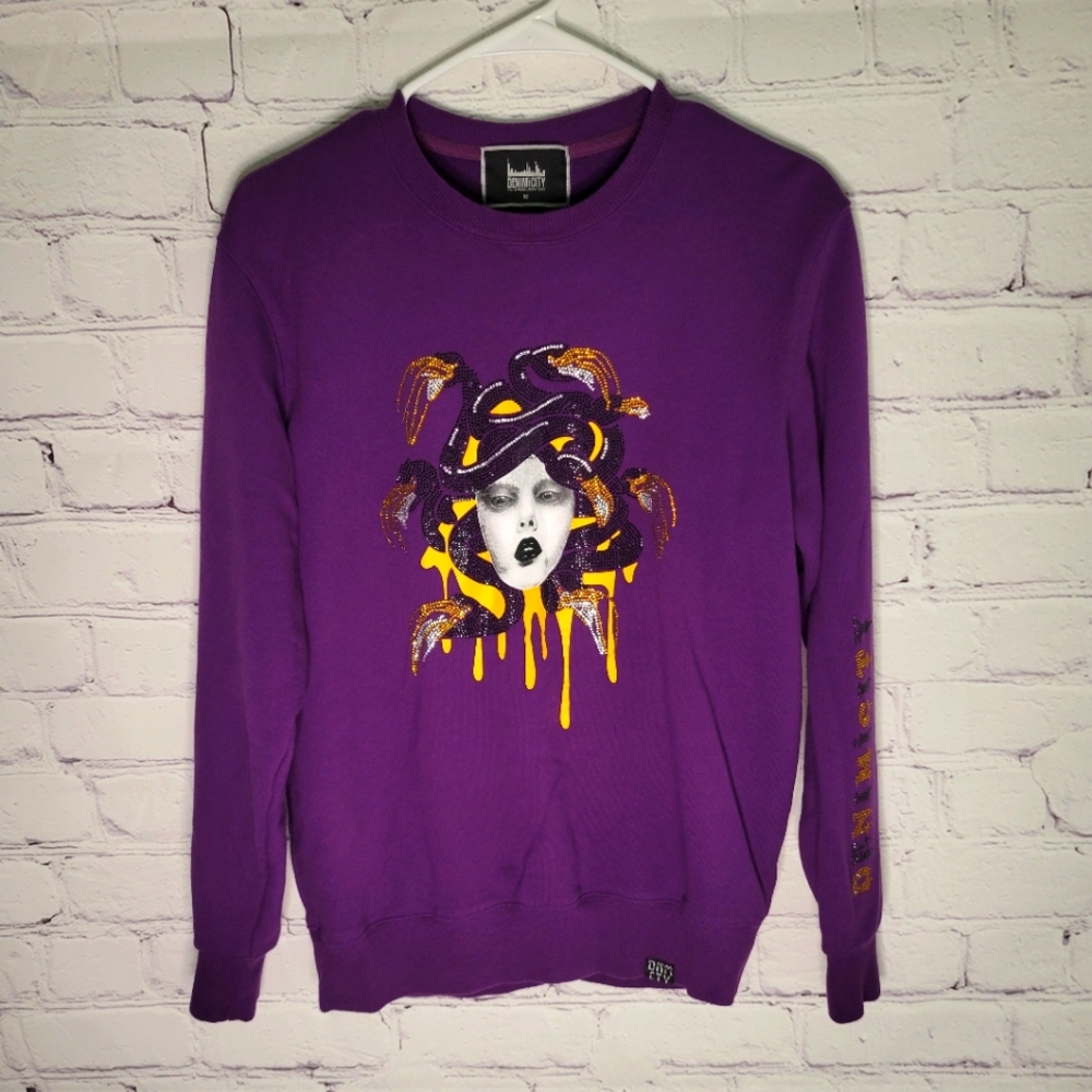 DENIM CITY SWEATSHIRT